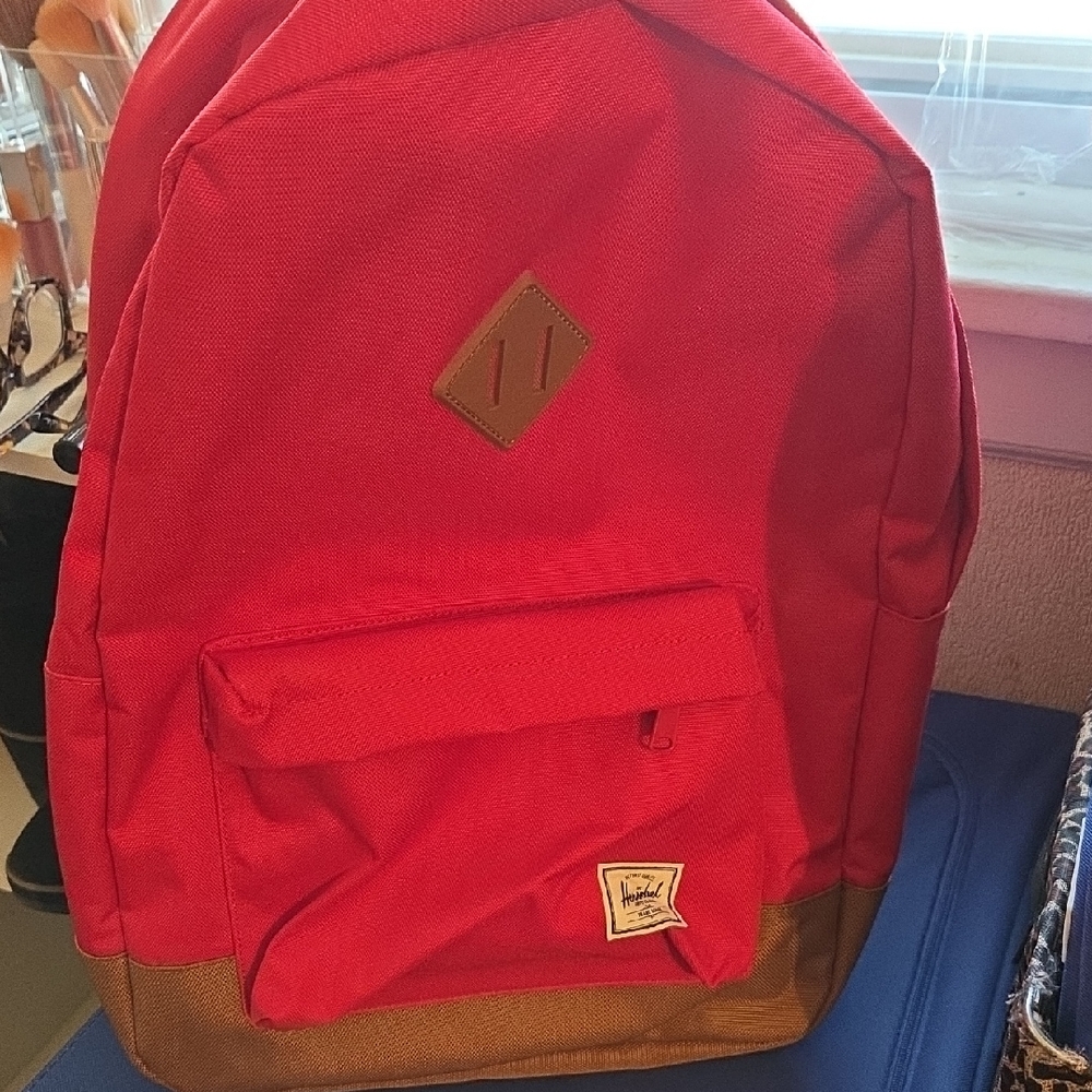 Herschel Supply Company Red and Brown Backpack